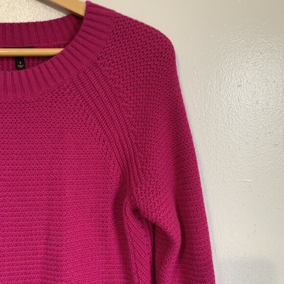 Talbots Women’s Small Pink Lambswool Blend Sweater Quiet Luxury Layering - Picture 3 of 8